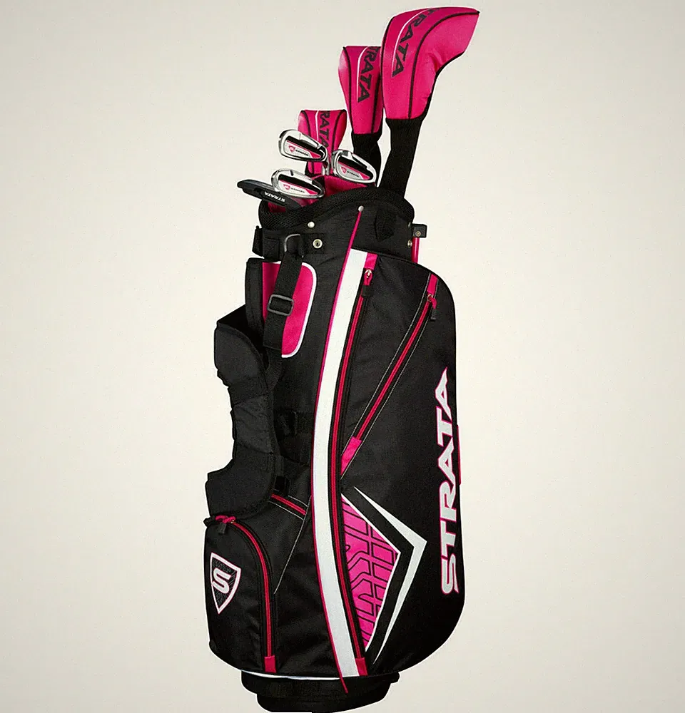 Callaway Strata 11 Piece Womens Complete Package Set - 2019 Black Pink