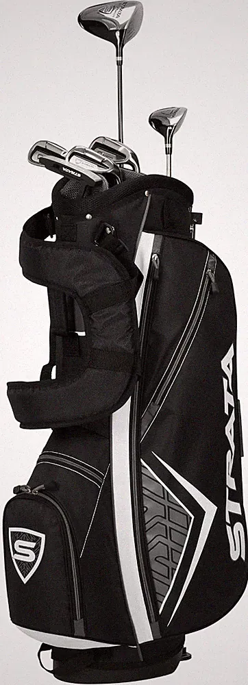 Callaway Strata Complete Golf Club Set Driver Hybrid Irons Putter Stand Bag