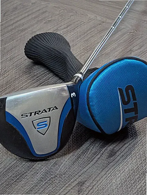 Callaway Strata Golf Club 3 Wood RH 42.5" Strata Shaft Good Condition Golf Pride