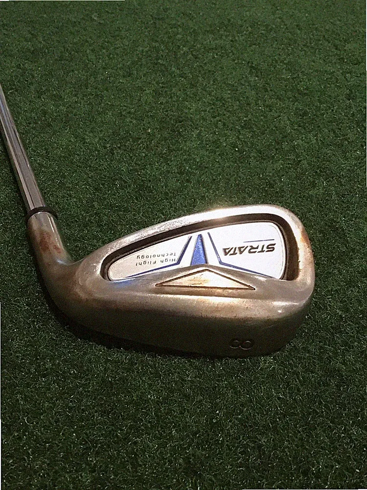 Callaway Strata Plus 8-iron Golf Club RH w/ Factory Steel Shaft & Grip distress