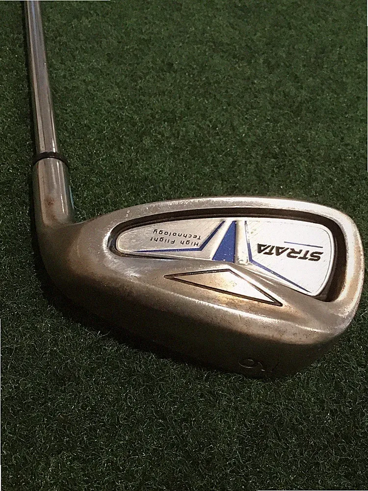 Callaway Strata Plus 9-iron Golf Club RH w/ Factory Steel Shaft & Grip distress