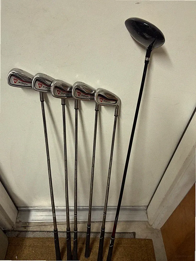 Callaway Strata Plus Iron Set 6-PW + 3 Wood RH Steel Shaft Golf Clubs