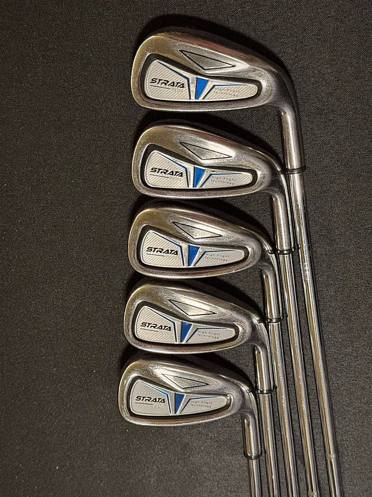 Callaway Strata Plus Iron Set (6-PW) Men’s RH Steel Shafts Uniflex