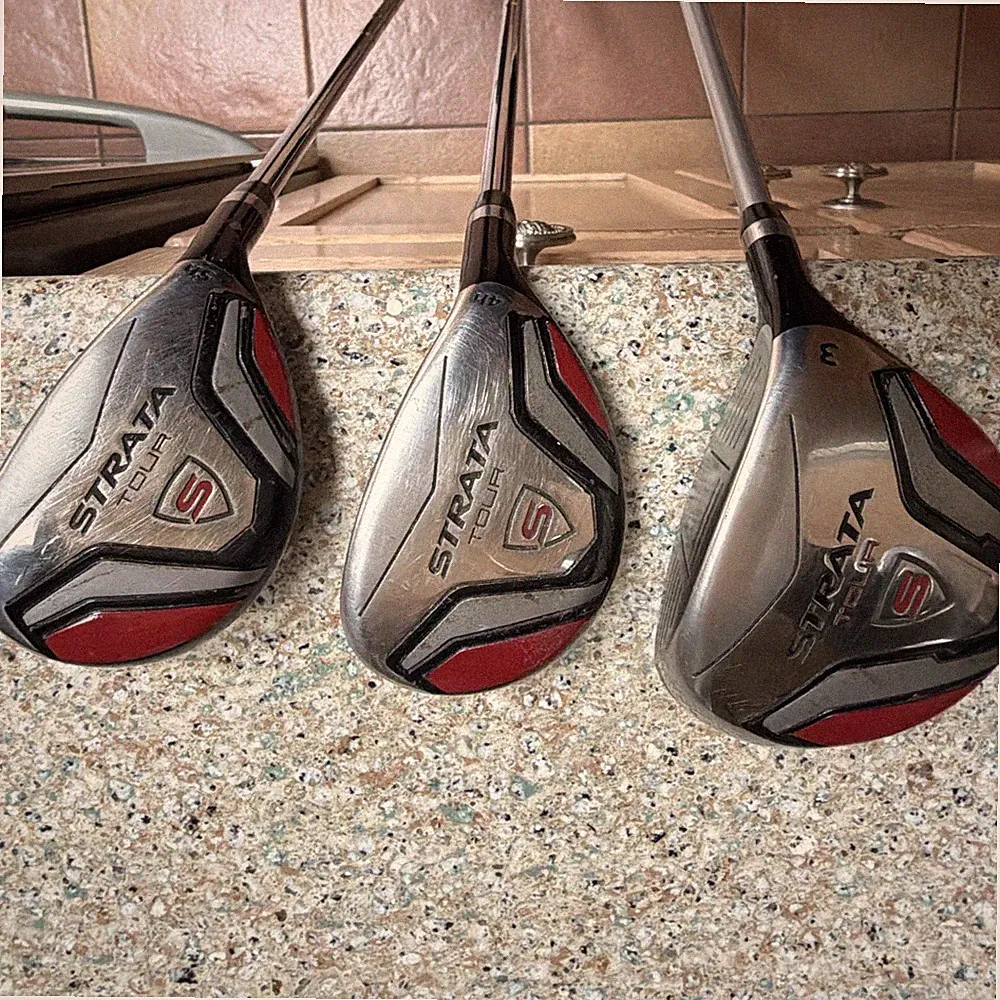 Callaway Strata Tour 3W 4H 5H Set, Stiff Graphite, 18 Loft, RH