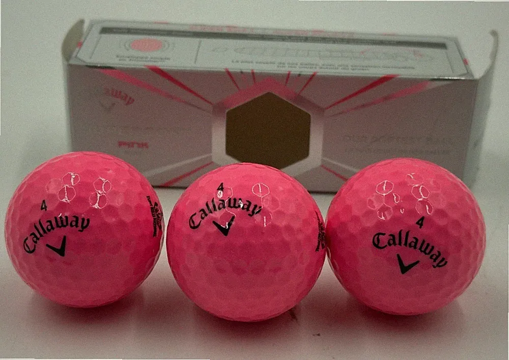 Callaway Super Soft Pink Rose Golf Balls Flint Hills 2014 - New - Open Box