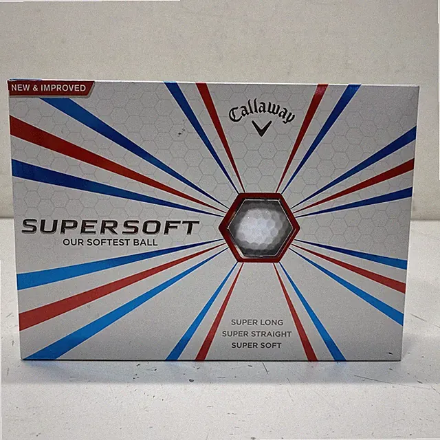 Callaway Supersoft Golf Balls 12 Pack One Dozen White HEX Aerodynamics New