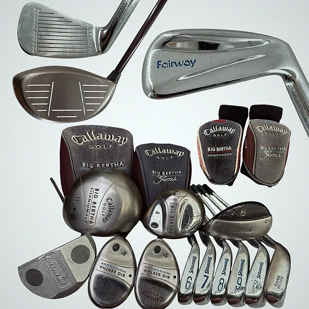 Callaway TaylorMade Spalding Women’s Flex RH Golf Club Set Graph Steel & Covers