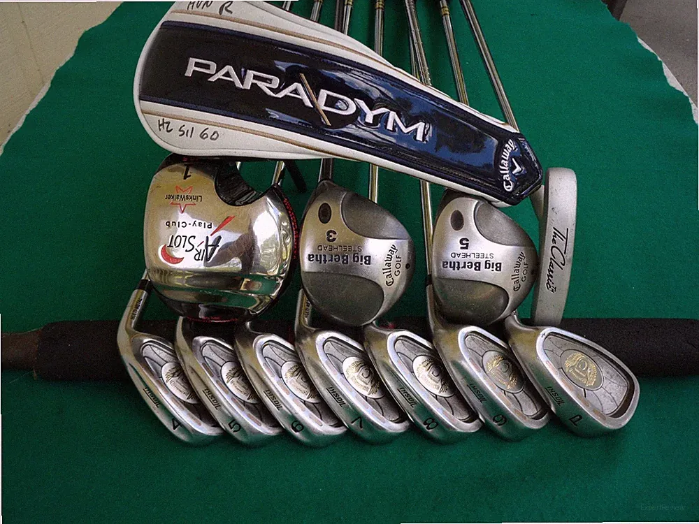 Callaway Toski Irons Driver Woods Putter Complete Golf Club Set Mens RH