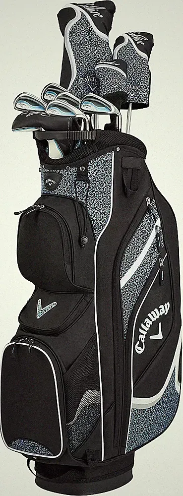 Callaway Women's 2024 Solaire Black & Light Blue 14-Piece Complete Set