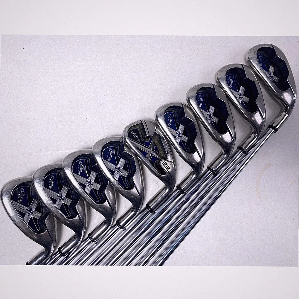 Callaway X-18 Iron Set 3-PW+AW Uniflex Steel 3* Flat Mens RH Midsize Grips