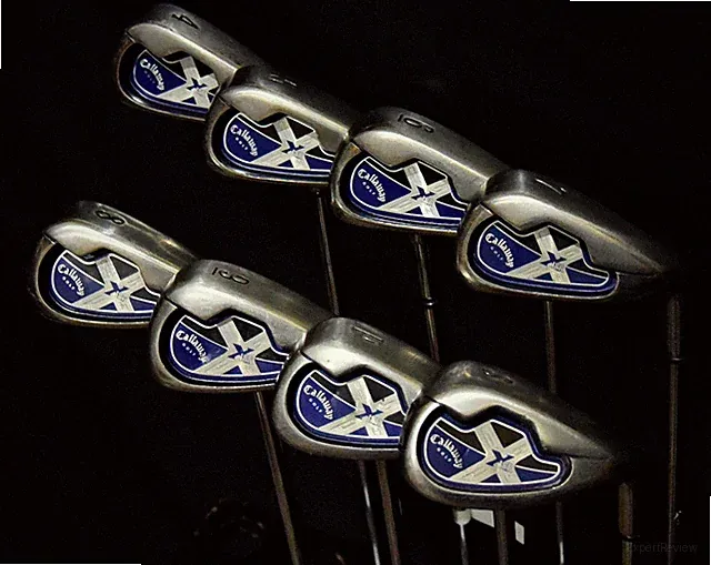 CALLAWAY X-18 IRONS SET: 4-9,P,S IRONS SHAFT 38IN (5I), REGULAR FLEX, RIGHT HAND