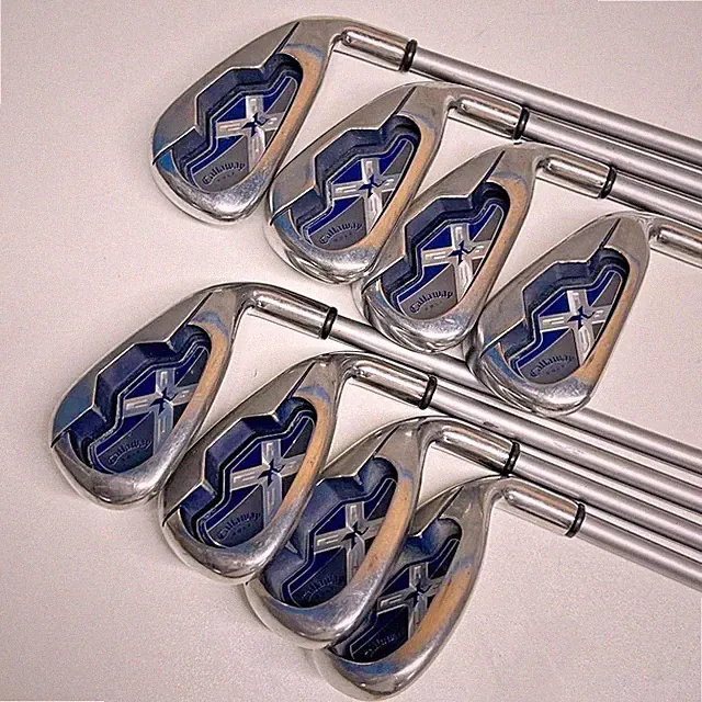 Callaway X-18 X18 Irons 8pcs 4-Pw,Sw Stiff-lite Flex JV X SERIES 70i RH