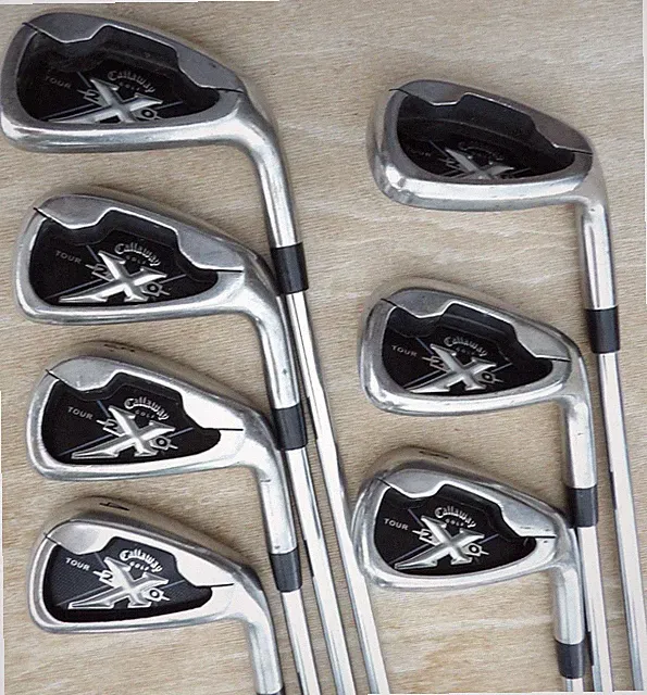 CALLAWAY X-20 TOUR IRONS IRON SET 4-PW STIFF FLEX STEEL SHAFTS RIGHT HANDED X-20