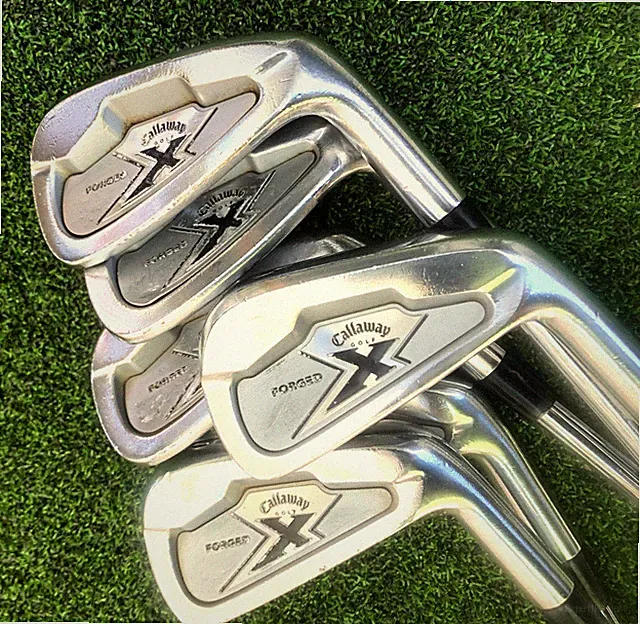 Callaway X 2007 Forged *R* Irons 45689P Project X Flighted 6.0 Rifle Shafts RH