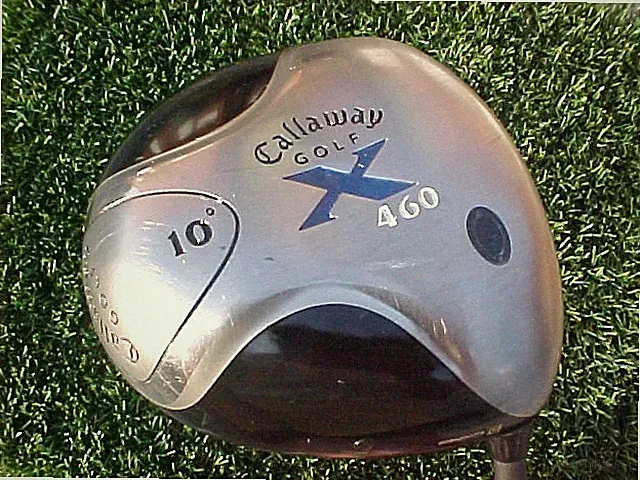 Callaway X 460 Titanium 10* Driver Golf Club w New Grafalloy S Shaft & New Grip