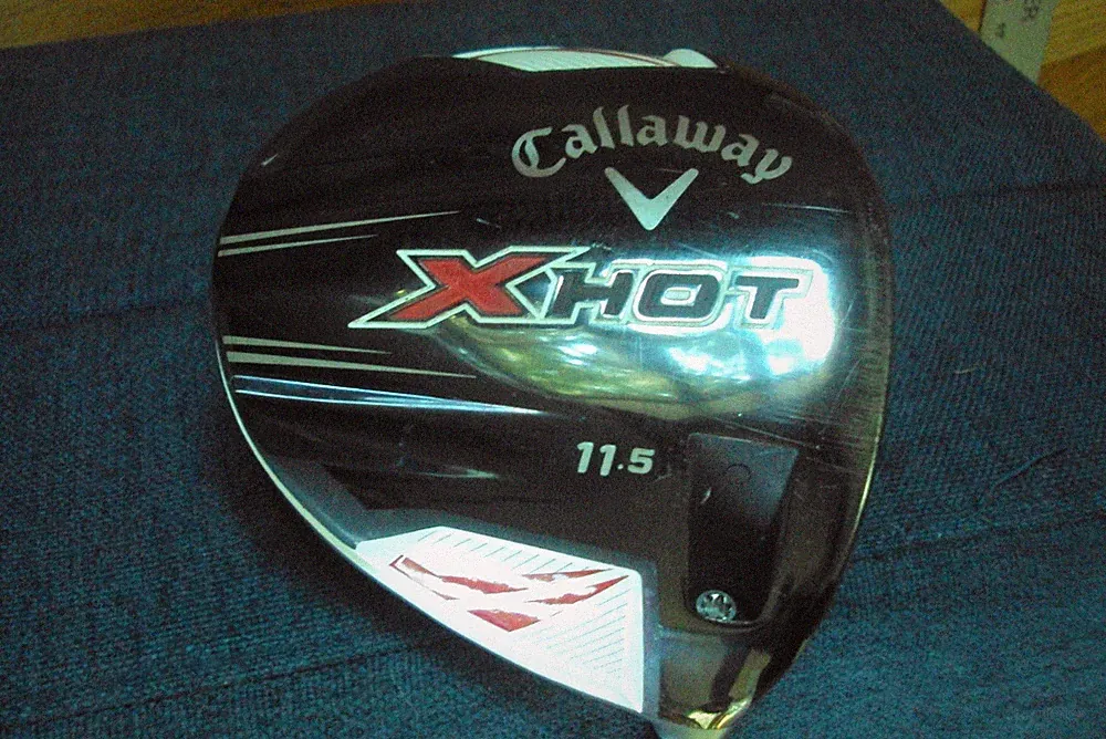 Callaway X-Hot 11.5 deg driver Project X PXv A/senior 46" w/headcover