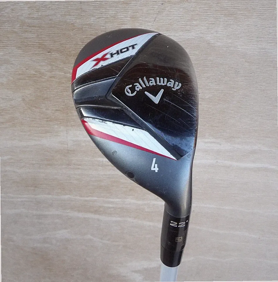 CALLAWAY X HOT 4 RESCUE HYBRID 22 LOFT STIFF FLEX RIGHT HANDED GOLF CLUB