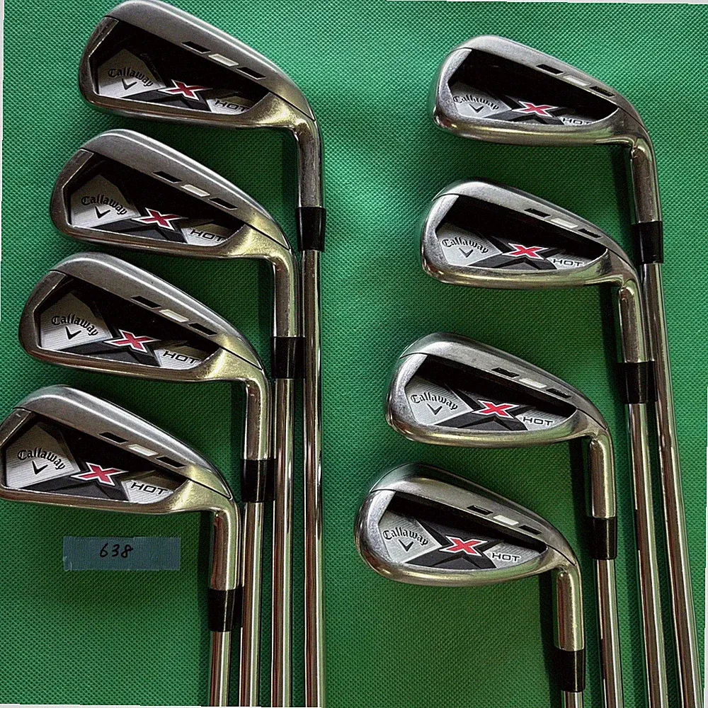 Callaway X Hot Iron set 8pcs 4-Pw,Aw Stiff Speed Step 85 Steel Shaft Golf Clubs