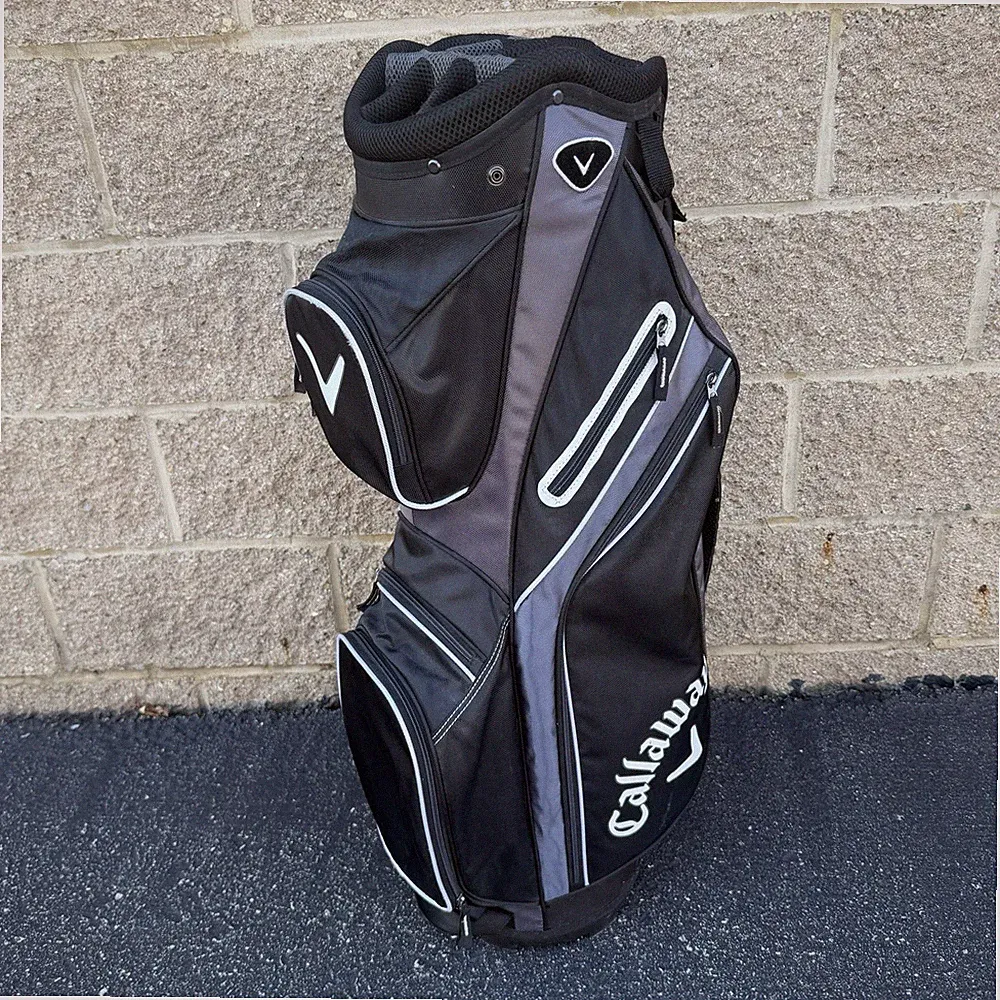 Callaway X Series Black/White Golf Bag 14-Way Dividers Shoulder Strap Cart Bag