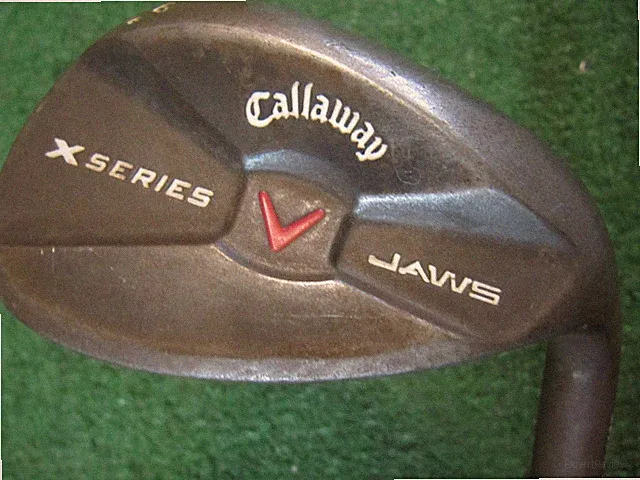 CALLAWAY X SERIES JAWS, 56 FORGED SAND WEDGE, CALLAWAY 855T WEDGE FLEX GRAPHITE