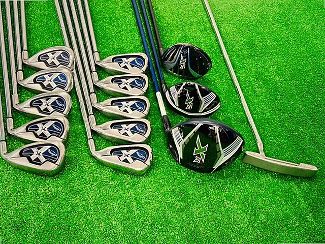 Callaway X18 Fullset 1W-3W-5W 3-9+PW+GW+SW+Putter RH Uniflex 14pics G14691