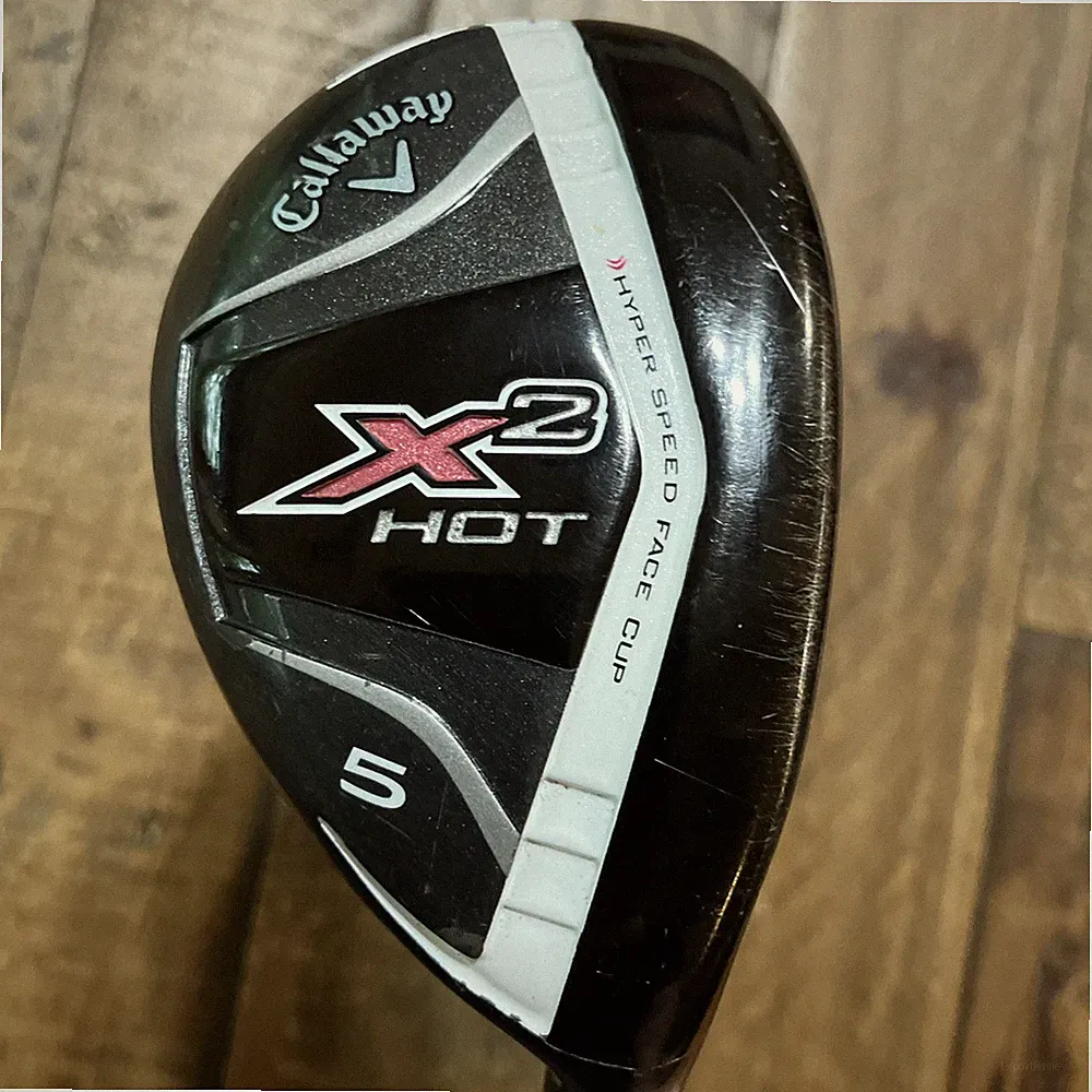 Callaway X2 Hot 5 Hybrid 25* RH 38 in Callaway Graphite Ladies Flex