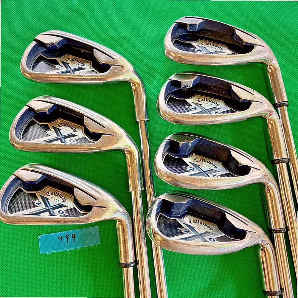 Callaway X20 X-20 Iron set 7pcs 5-Pw,Sw UNI Flex Steel Shaft Golf Clubs RH