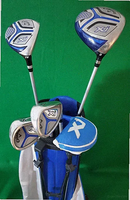 Callaway XJ Complete Golf Club Set ⛳️ 2x Drivers, 2x Irons, Putter, Bag, Balls