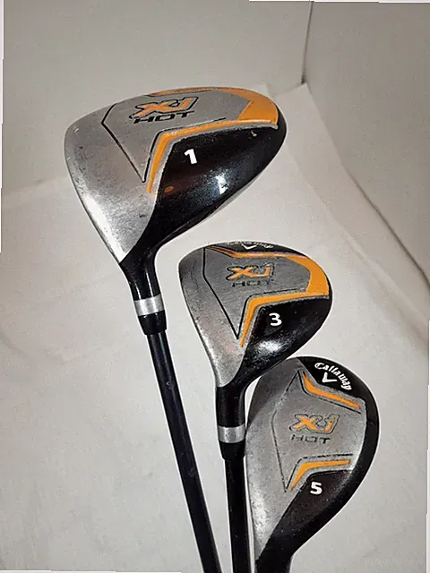 Callaway XJ Hot 1 Driver 3 Wood 5 Hybrid Youth Junior Graphite Shafts Right Hand
