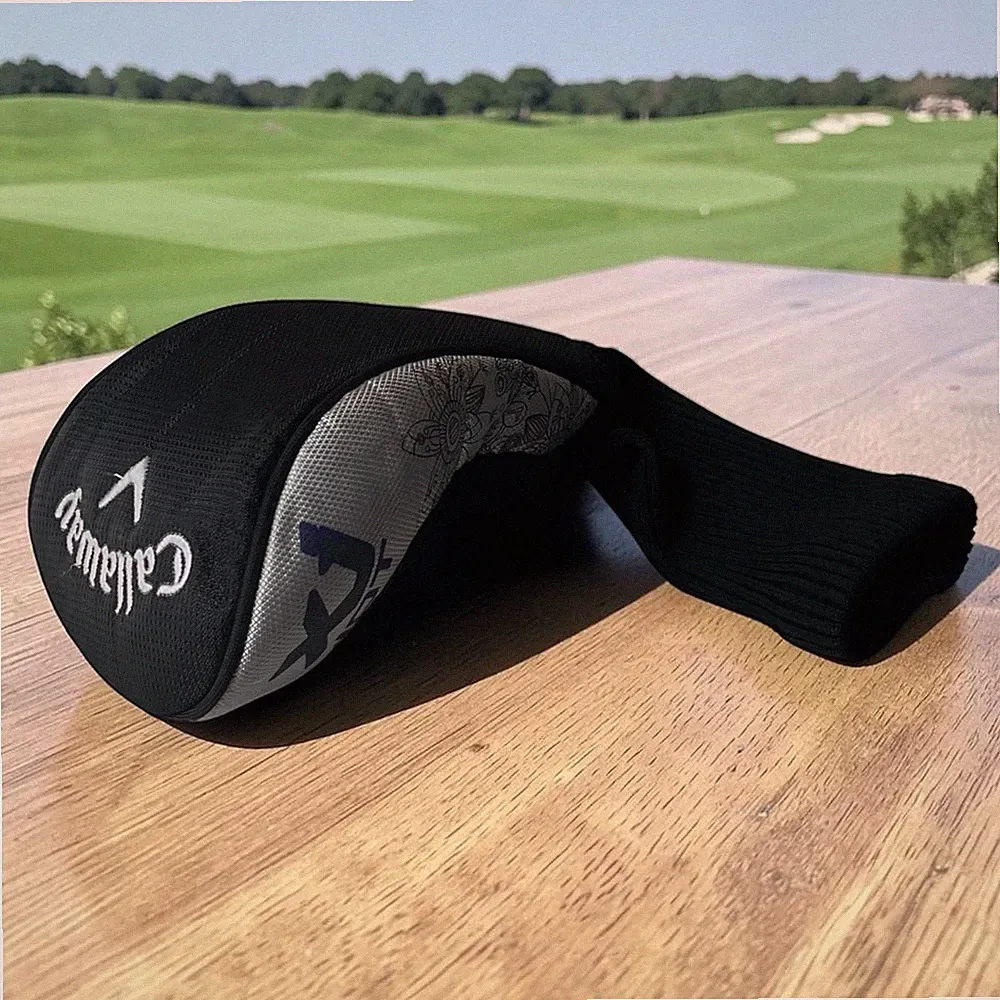 Callaway XJ Hot Driver Kids Youth Black Purple Gray Head Cover Golf Club Sock