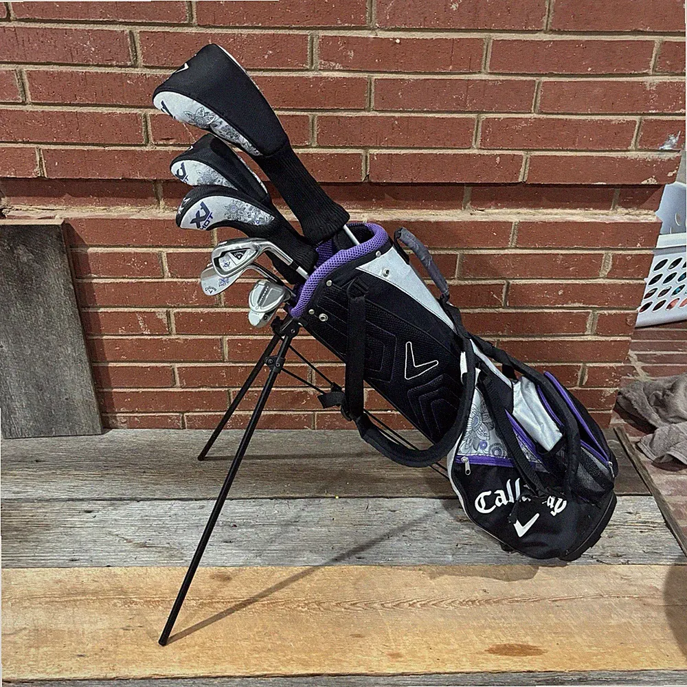Callaway XJ Hot Junior Youth Golf Set Girls Purple 6pc w/ Bag RH Kids