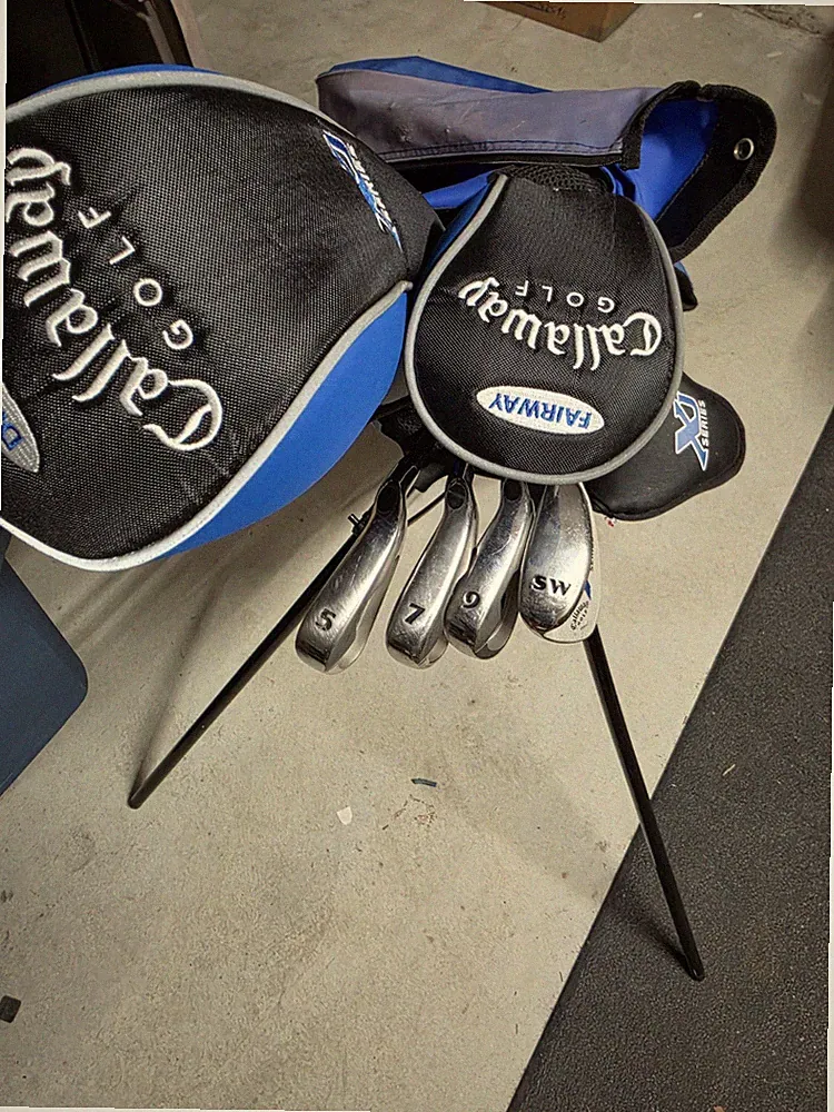 Callaway XJ Junior Golf Club Set Level 3 53-60" Tall J RH 6 Clubs & Bag 9-12 Yrs
