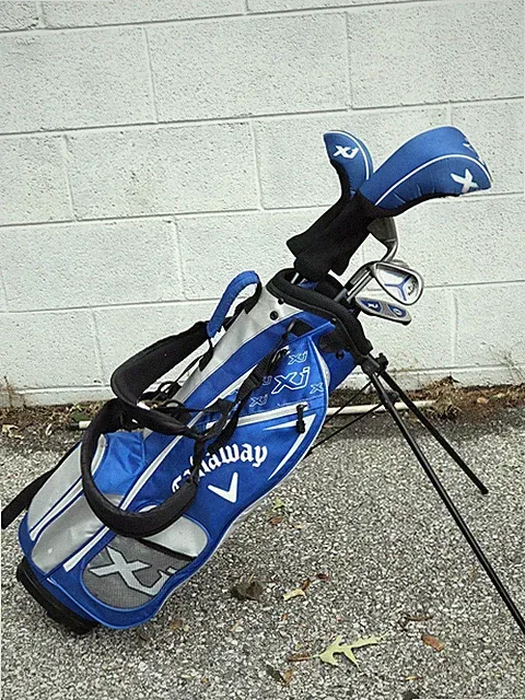 Callaway XJ Junior Level 1 Complete Golf Set Blue Left Handed