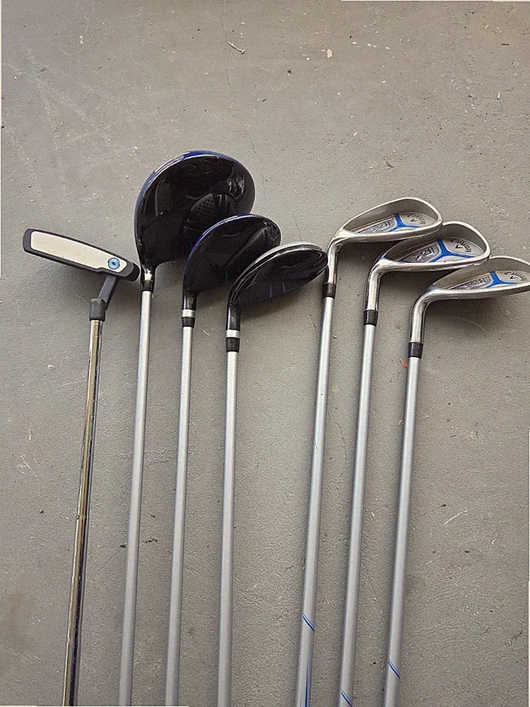 Callaway XJ Junior Level 3 LH Complete Set - 7 Clubs, Odyssey Putter