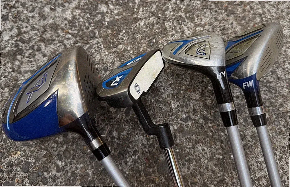 Callaway XJ Junior RH Golf Set of 4 (w/ Odyssey Putter)