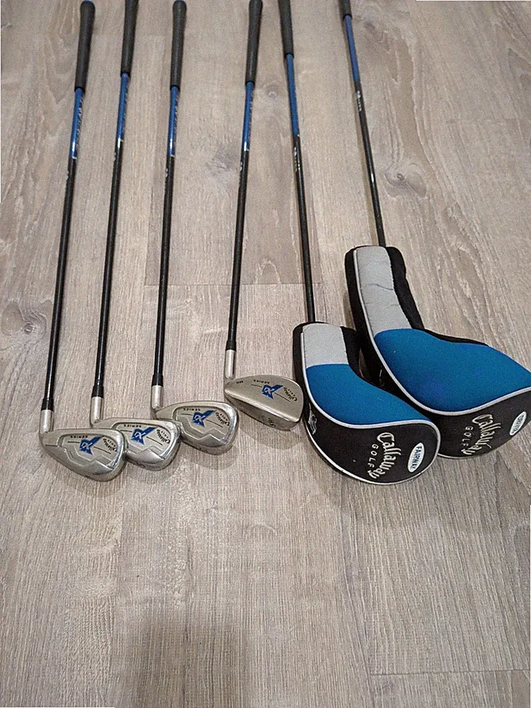 Callaway XJ Junior Series Golf Iron Set Tall J- Regular 5,7,9,SW,fairway, Driver