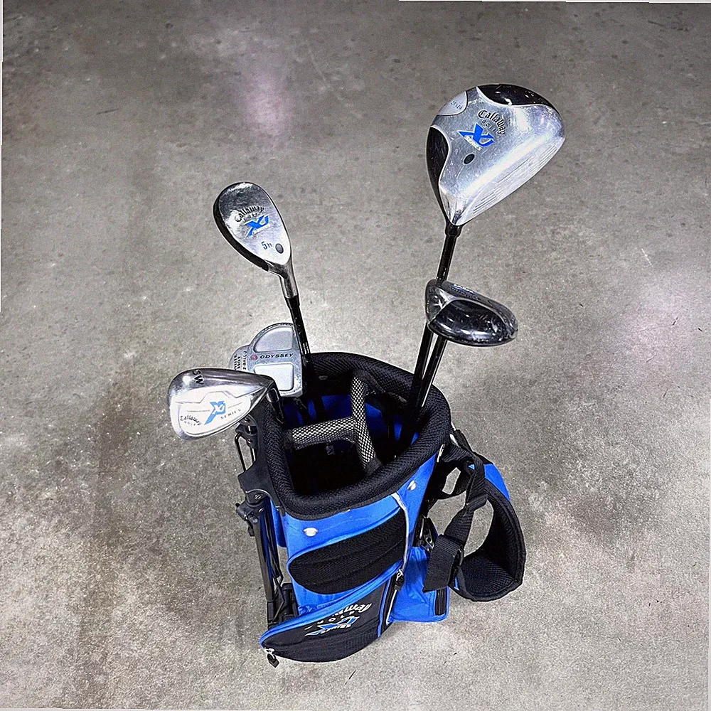 Callaway XJ Series Club Set Driver 5W 5H SW Putter 41"-52" Junior RH +Bag
