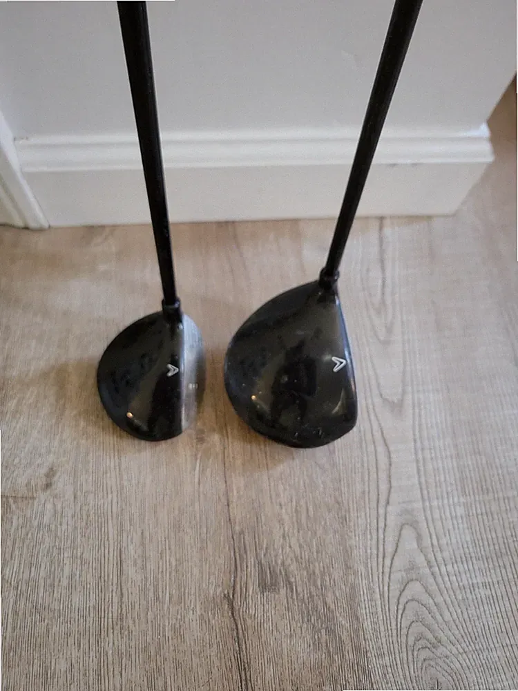 Callaway XJ Series Driver Black Dot RH Junior R Graphite Fairway Wood Set Of 2