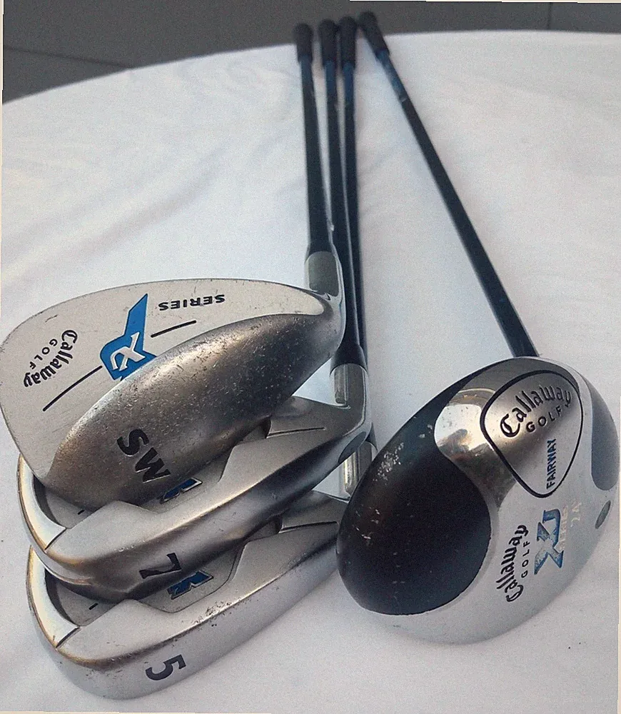 Callaway XJ Series Junior Golf Set Fairway Wood 5 7 SW 53"-60" J Reg Left Handed