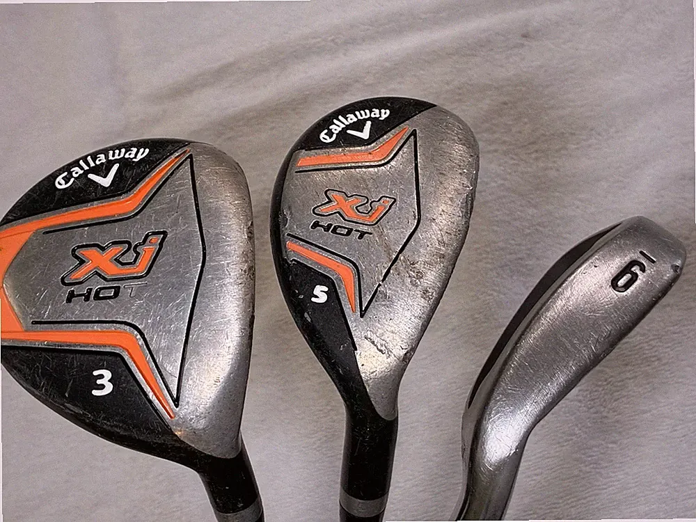 Callaway XJ Youth Starter Set Junior Golf Clubs 3wood , 5 Hybrid ,9 Iron Rough