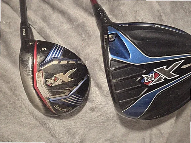 Callaway XR 16 Driver 10.5*RH Fujikura Speeder 565 Evolution R Flex & XR 3 Pro W