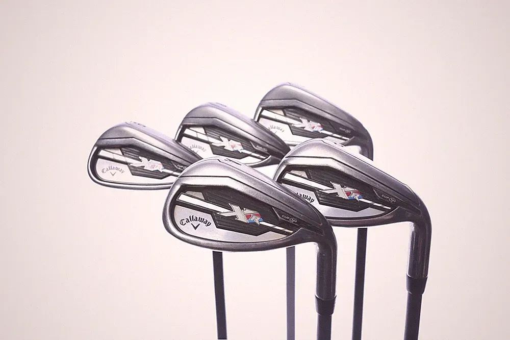 Callaway XR Iron Set 7-PW, SW RH -0.75 in Seniors Flex 55g Graphite Shaft