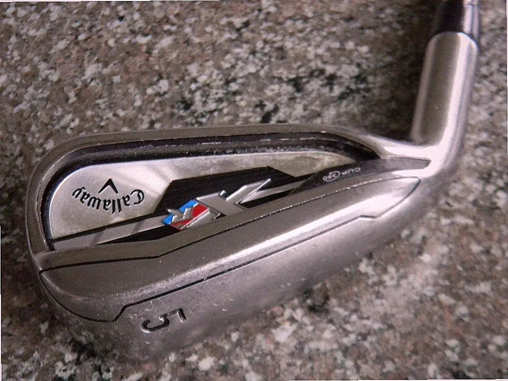 Callaway Xr Left Handed 5 Iron with UST Mamiya Recoil 660 F3 Regular Flex Shaft
