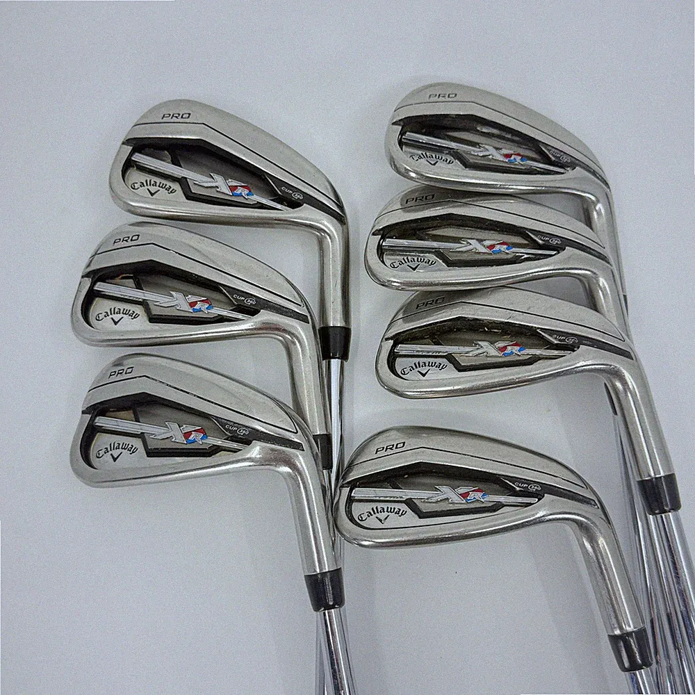 Callaway XR Pro 5-AW Iron Set RH KBS Tour V 110 Stiff 7 Clubs Used Golf Clubs