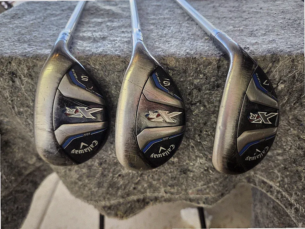 Callaway XR16 OS Hybrids, 5, 6, RARE 7, Proforce VTS Stiff Flex, MRH, New Grips