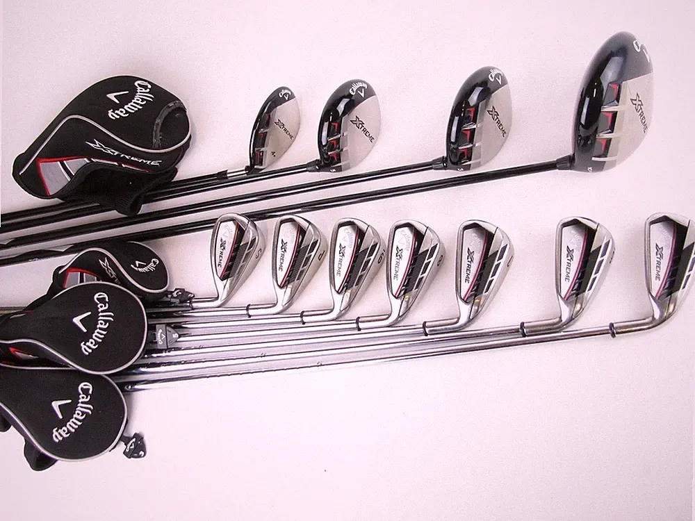 Callaway Xtreme Complete Set 1W,3W,5W,#4H,5-PW+SW Graphite/Steel Uniflex +HC