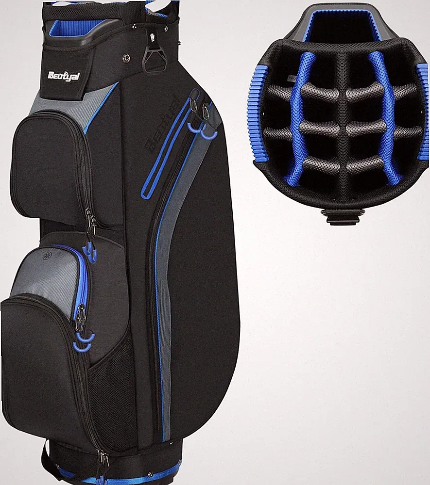 Cart Golf Bag 15 Way Organizer Divider Top Golf Club Bags Lightweight Golf Cart