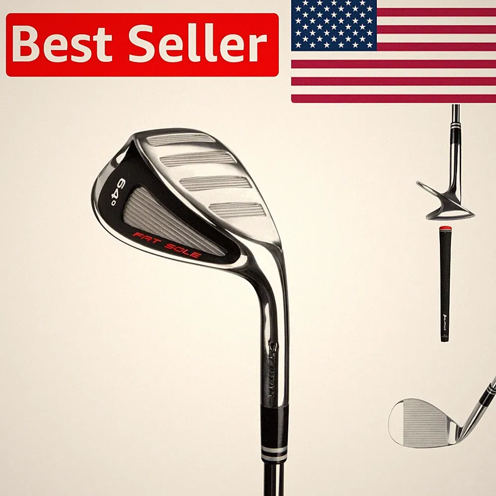 Cavity Back Golf Wedge - 60° Stiff Flex for Beginner and Intermediate Players