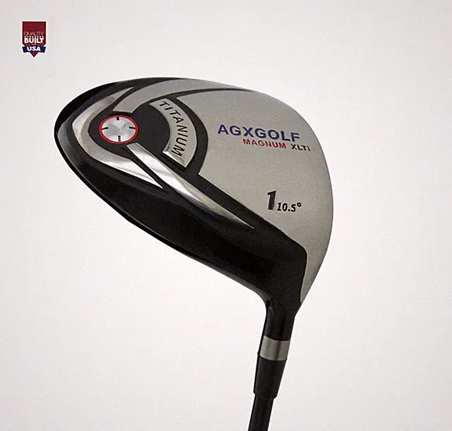 Choose Length AGXGOLF MENS 460 TITANIUM DRIVER 10.5 Degree: STEEL SHAFT wCOVER
