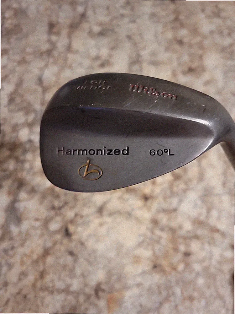 CHROME WILSON HARMONIZED LOB WEDGE 60 LOFT STEEL SHAFT RIGHT HANDED GOLF CLUB